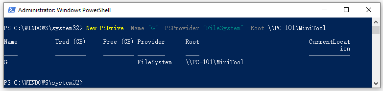 PowerShell Map Network Drive on Windows 10/11 [Full Guide]