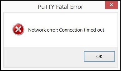PuTTY Fatal Error