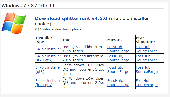 download qBittorent