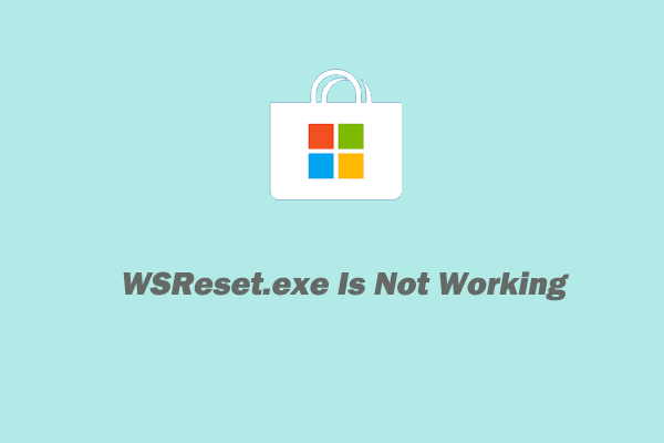 Fixed: WSReset.exe Is Not Working on Windows 10/11 [4 Ways]