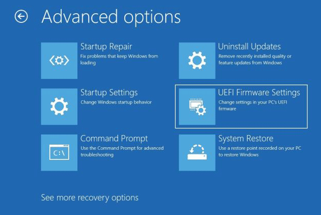 UEFI Firmware Settings