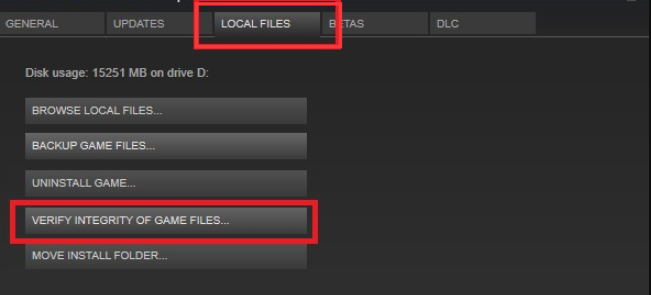 verify integrity of game files