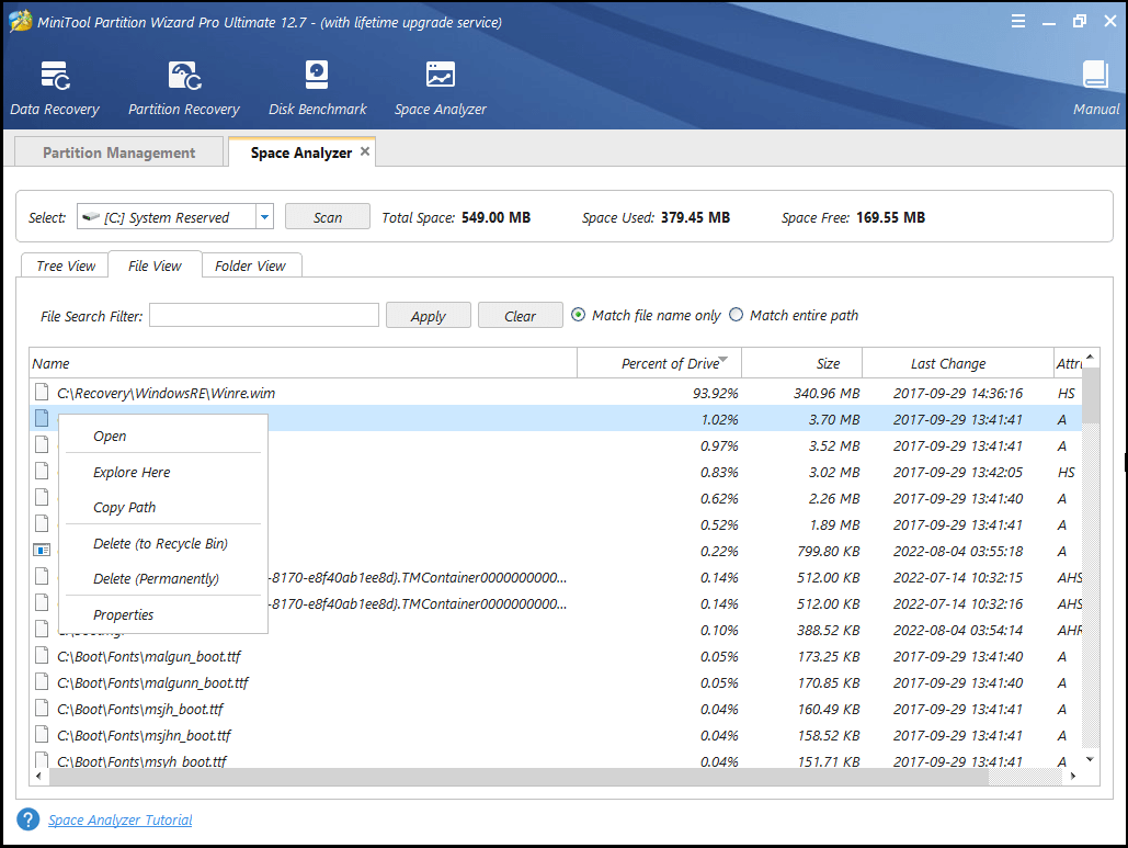 delete files permanently or to recycle bin