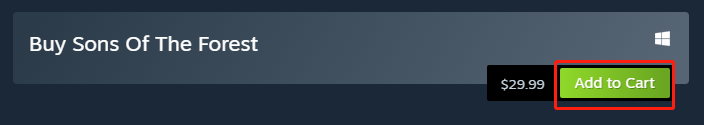 click Add to Cart on Steam