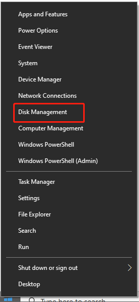 Open Disk Management
