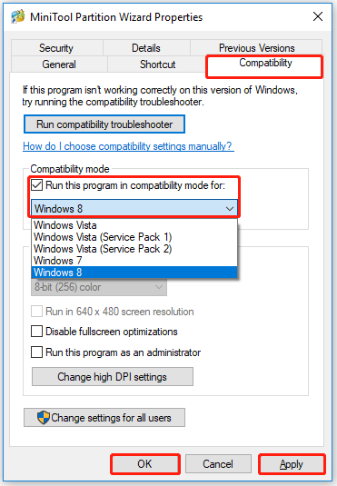 use the older compatibility mode