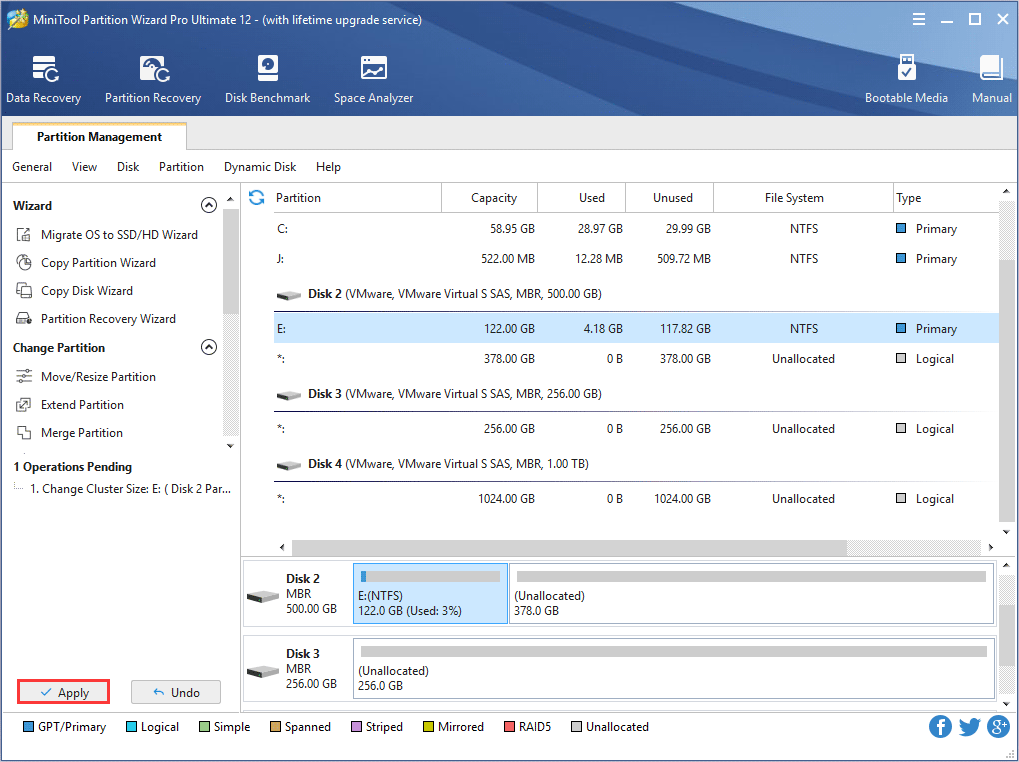 how-to-change-cluster-size-minitool-partition-wizard-tutorial