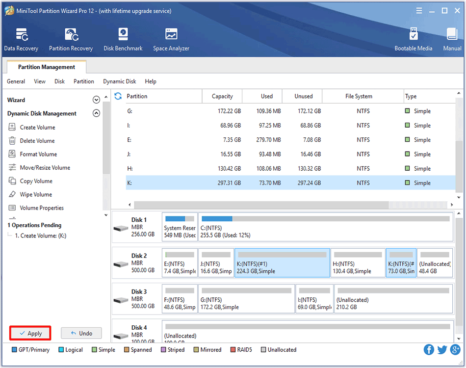 Powerful Dynamic Disk Partition Manager MiniTool Partition Wizard