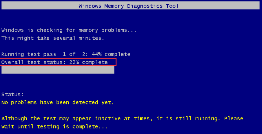 test your memory using Windows Memory Diagnostics Tool