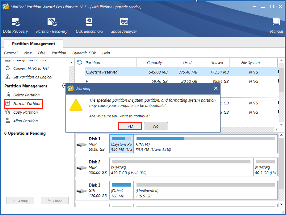 format partition