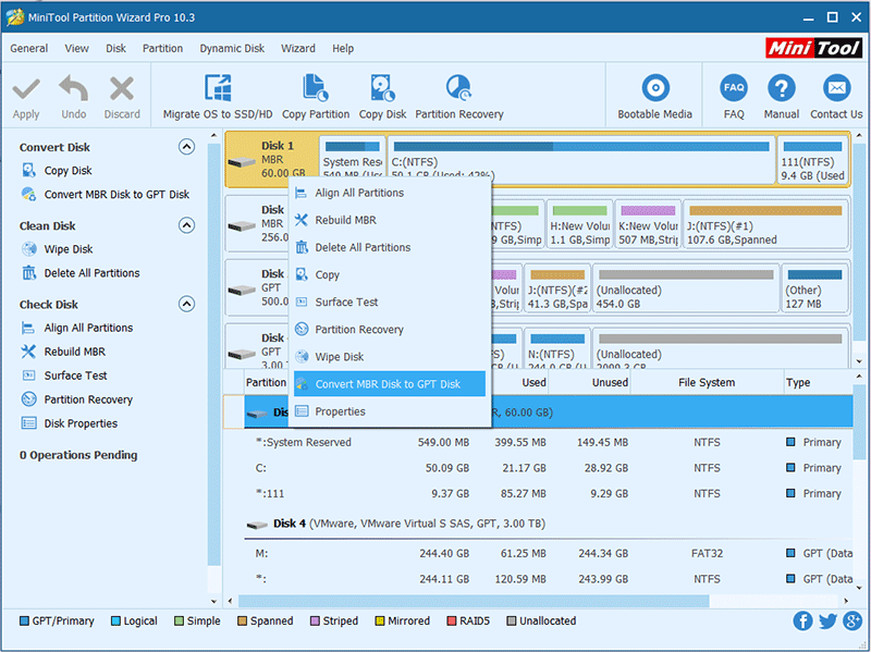 download minitool partition wizard 10