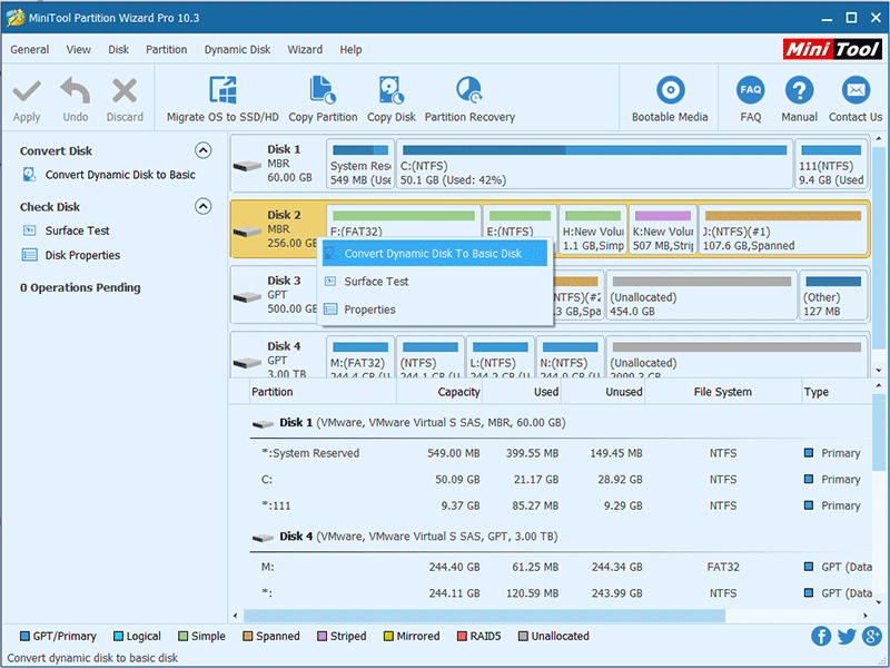 Landing Interface